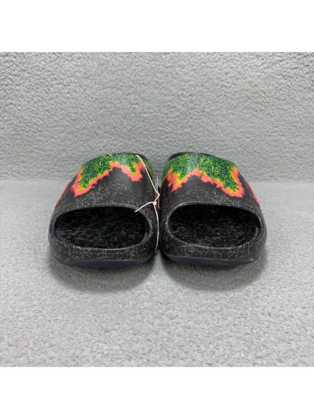 Nike ReactX Rejuven8 Slides Mens 13 Shoes .SWOOSH Touch Grass Grey Green QS 2026